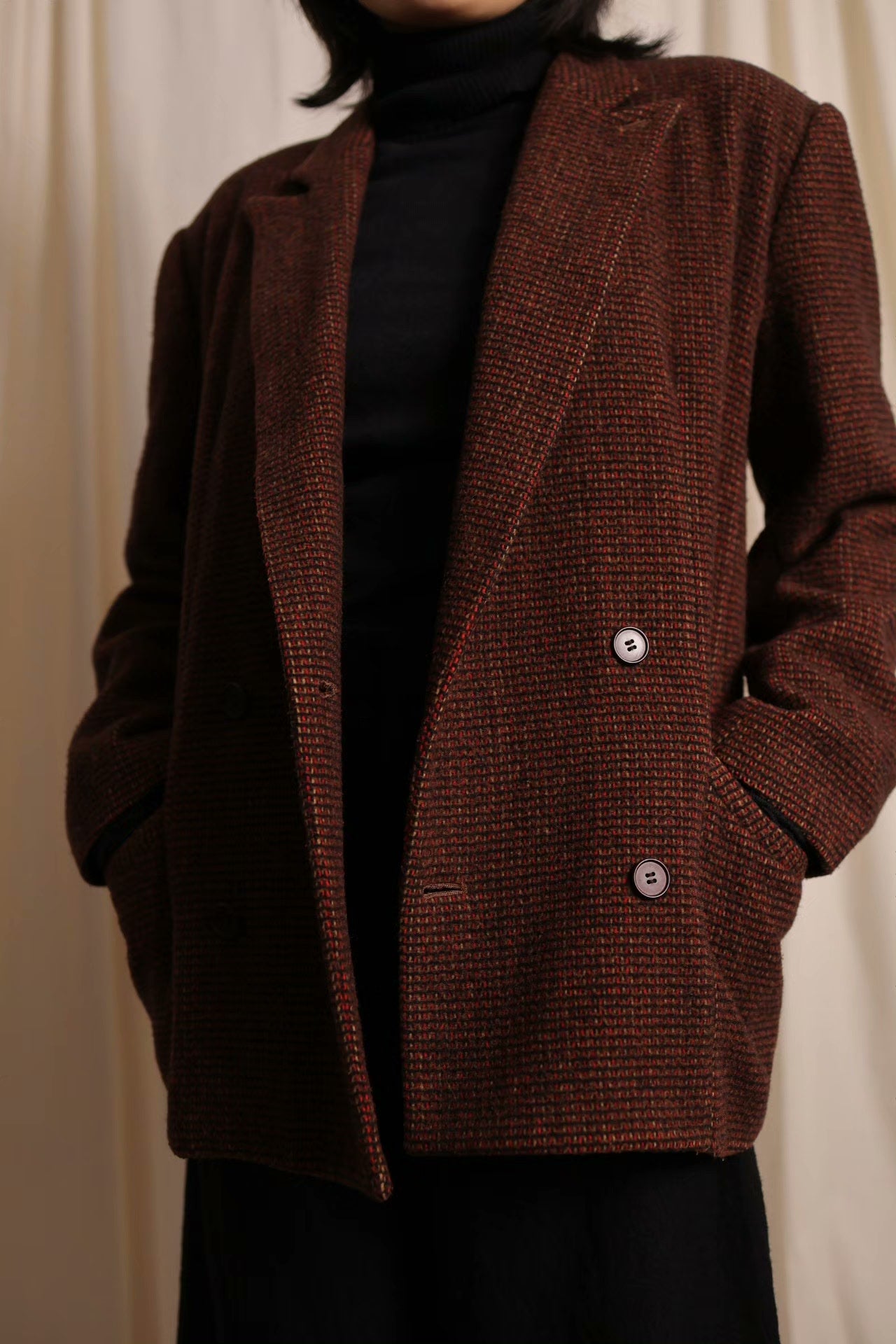 Y's by Yohji Yamamoto Multi Check Jacket