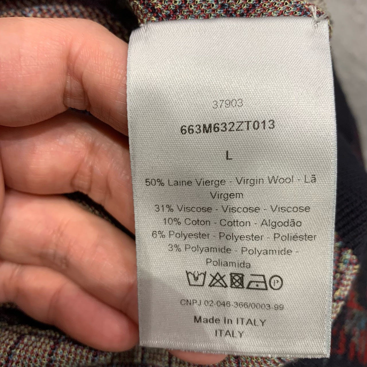 dior cd logo print knitted sweater