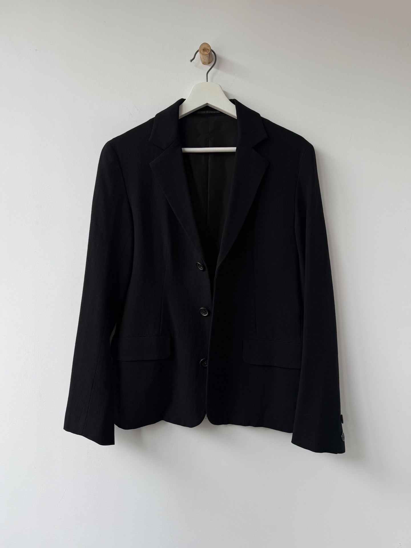 yohji yamamoto wool tailored jacket