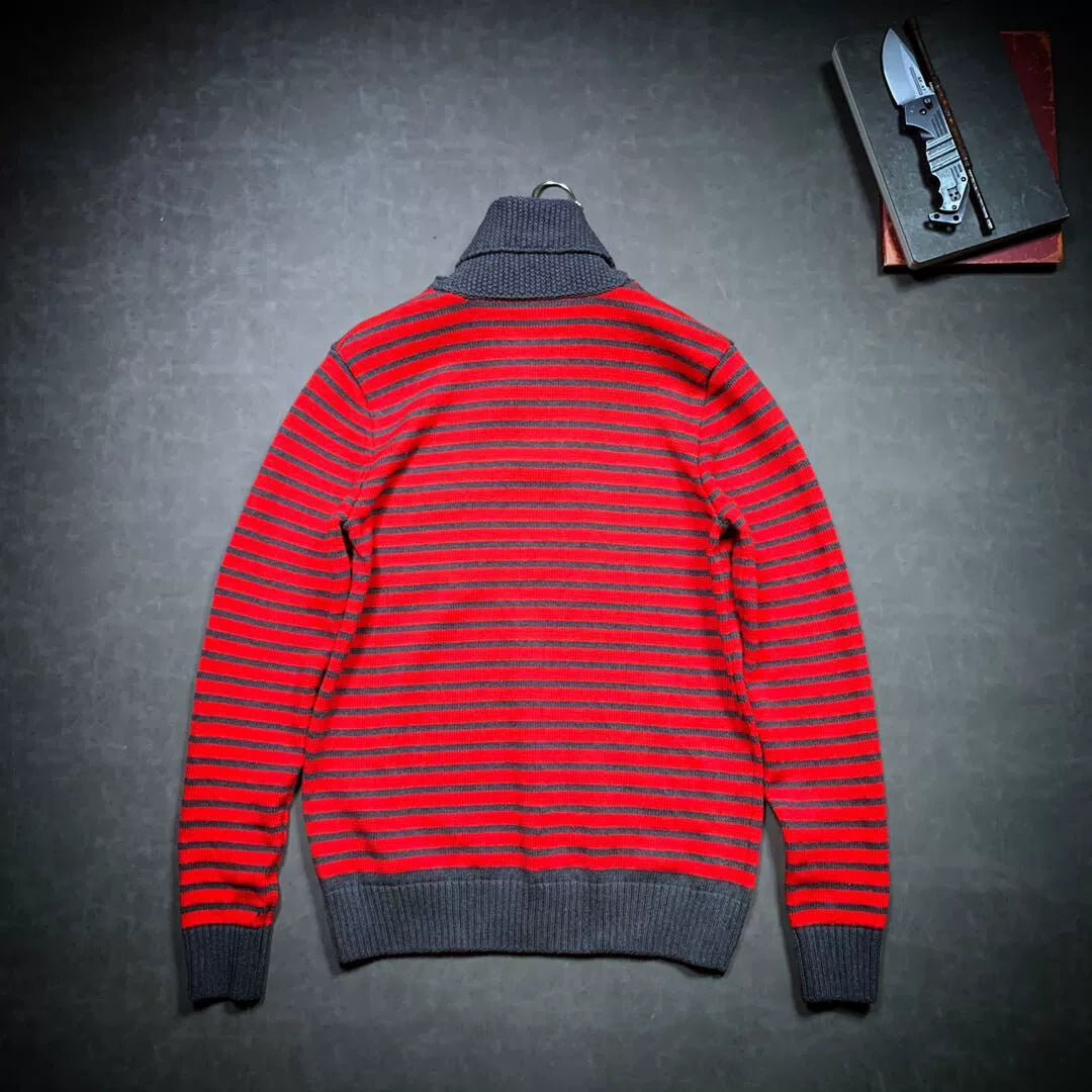 RRL Retro Horizontal Stripe Slim Sweater