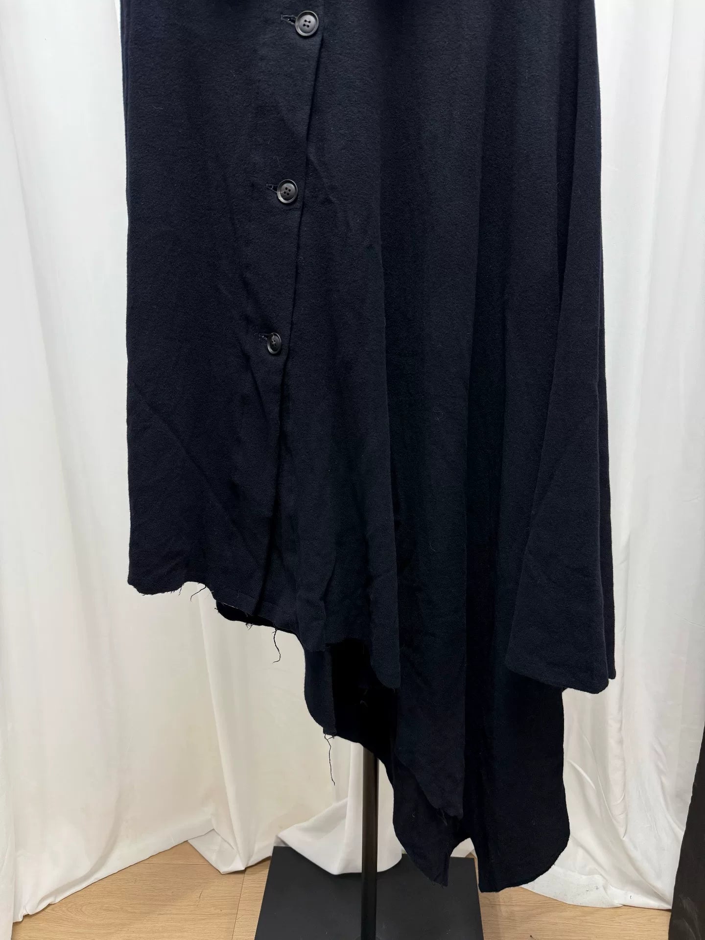 Yohji Yamamoto Archive Asymmetric Cape Coat