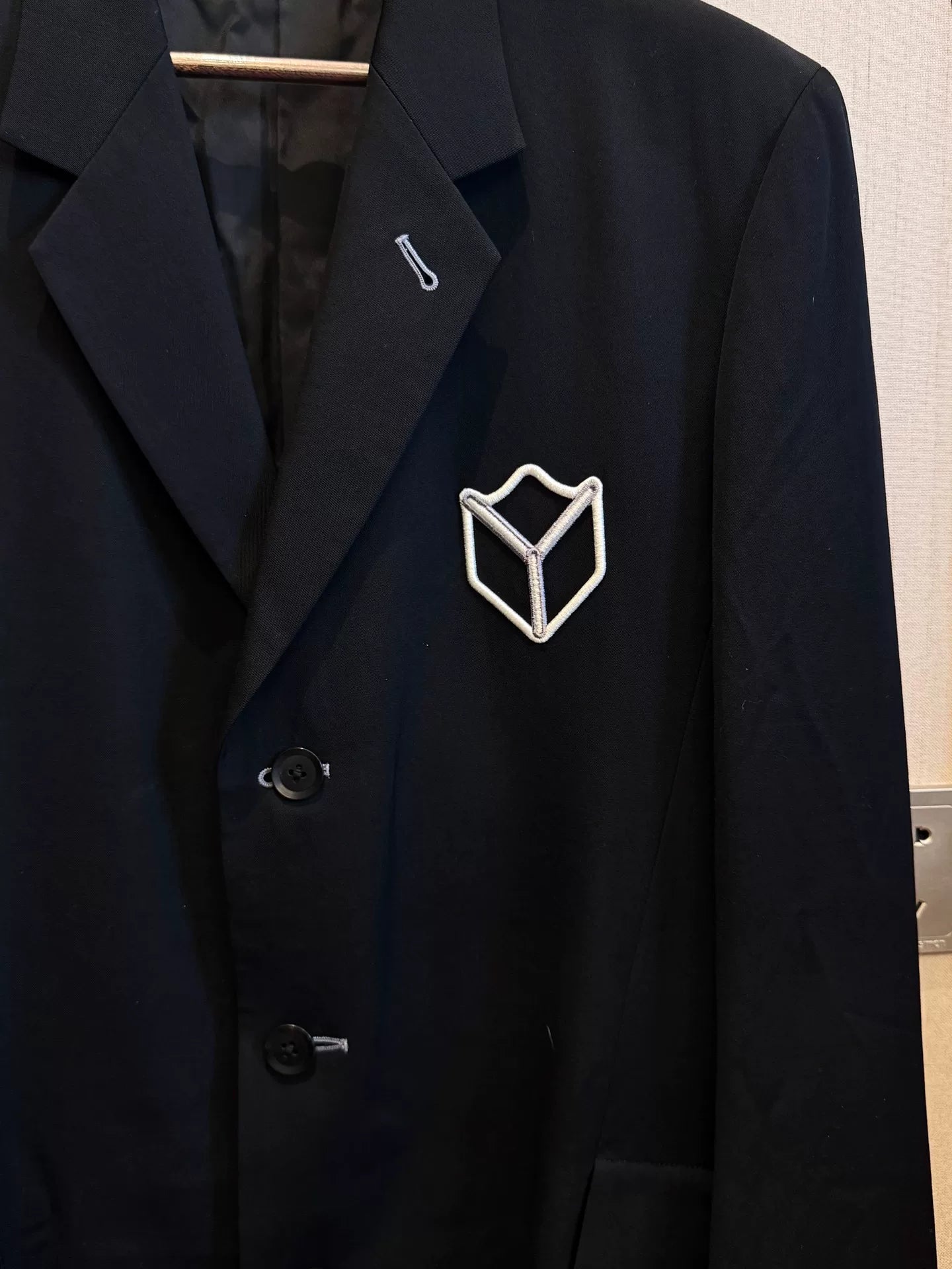 Yohji Yamamoto 03SS Ivy Badge Long Blazer