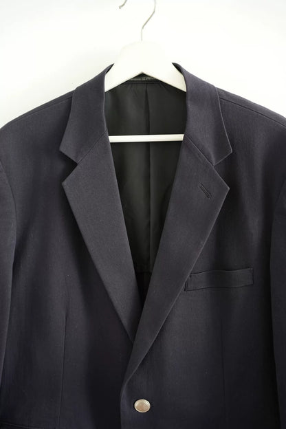 Yohji Yamamoto Striped Sleeve Blazer
