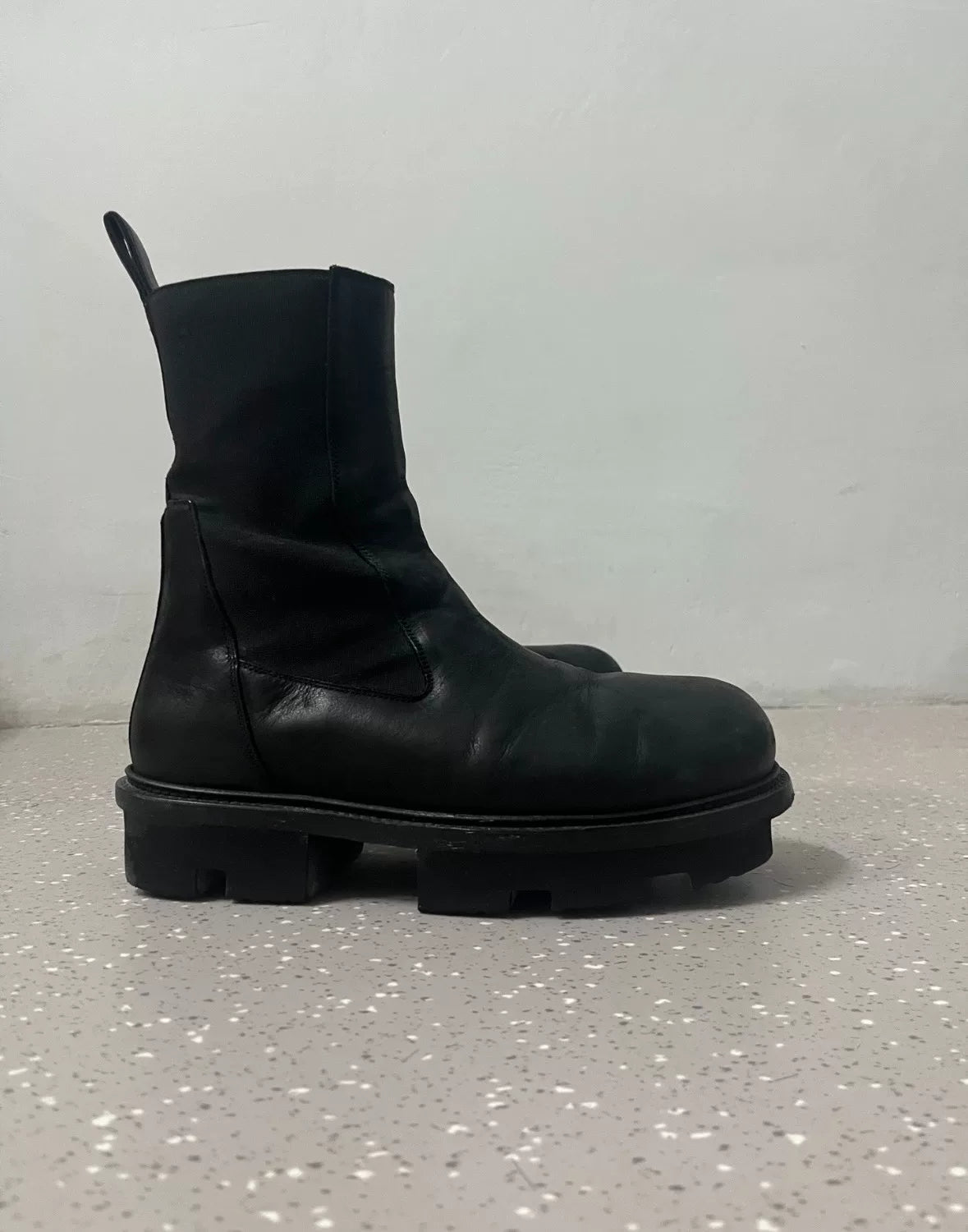 Rick Owens Bozo Megatooth Chelsea Boots
