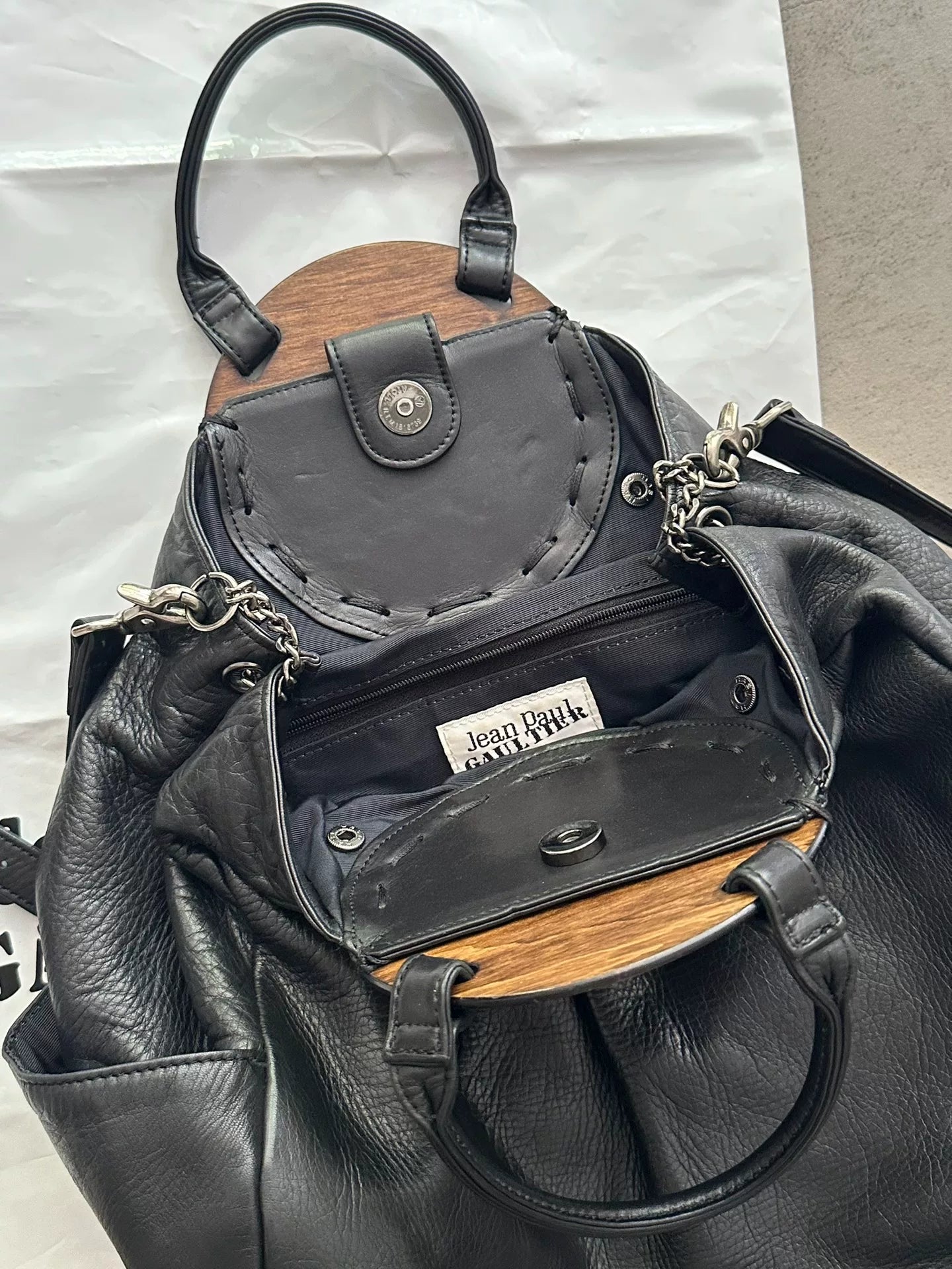 Jean Paul Gaultier Vintage Dragon Handle Bag