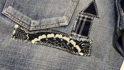 visvim 19ss spot d7 jeans