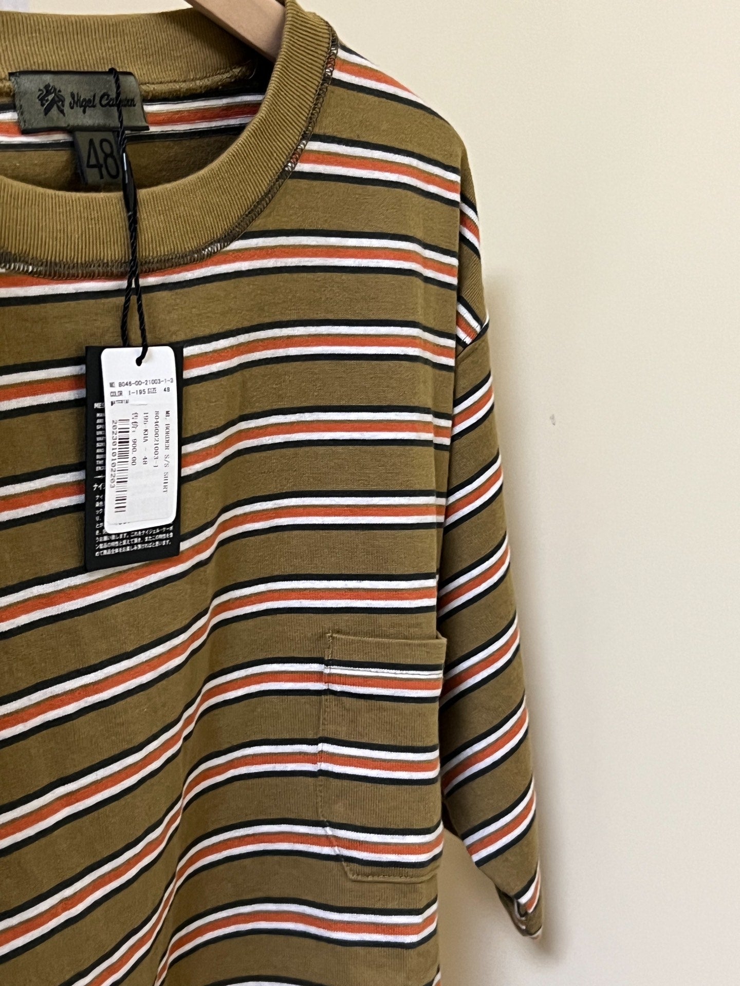 Nigel Cabourn 9.5OZ Border Stripe T-shirt