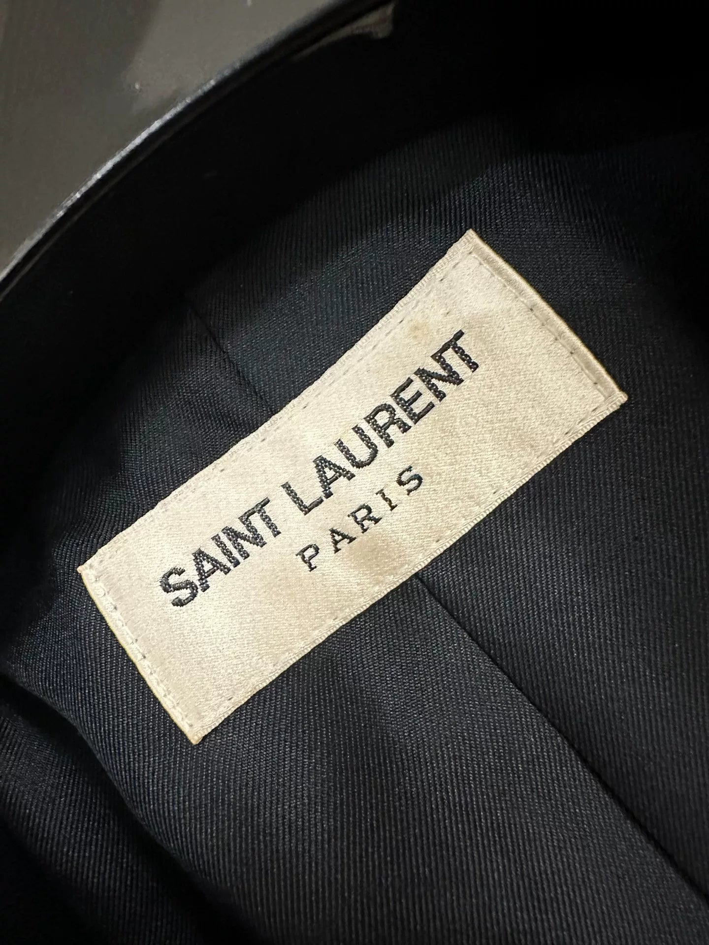 Saint Laurent Red Black Leopard Blazer