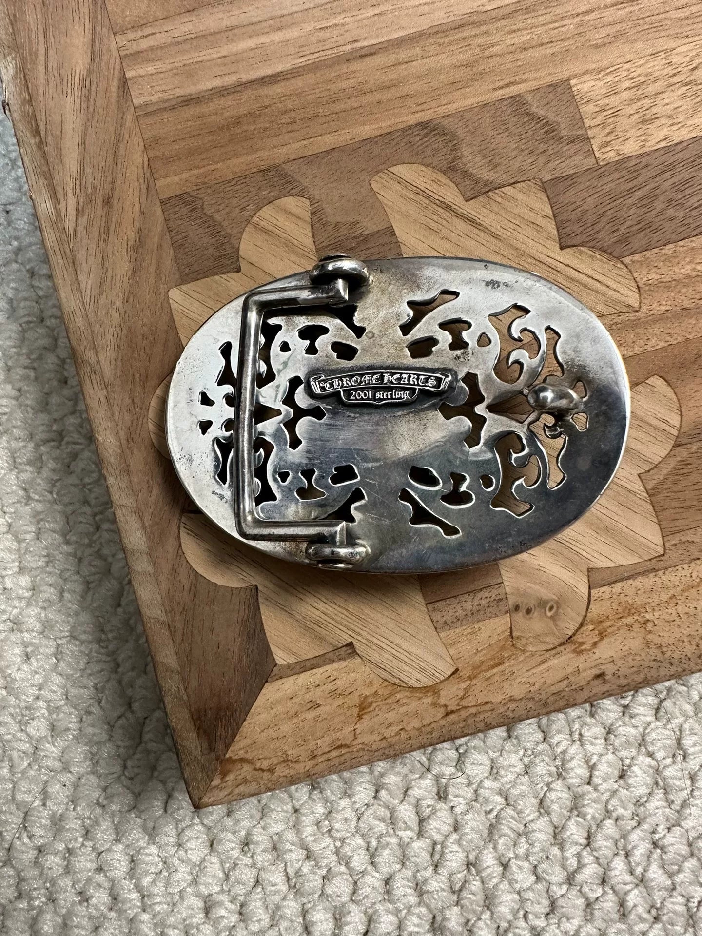 Chrome Hearts Oval Star Belt Buckle
