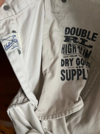 RRL Double RL Light Beige Denim Pants