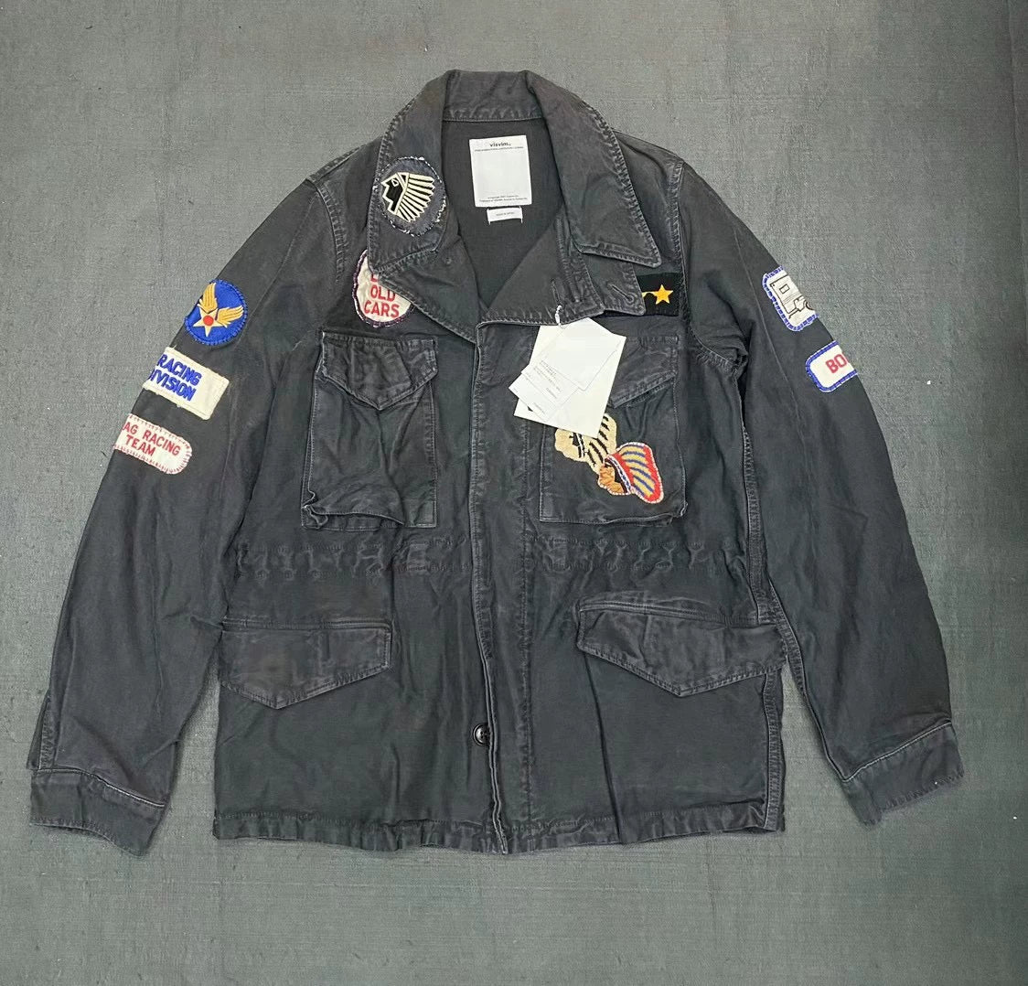 visvim ACHSE JKT PATCHES DMGD CHINO