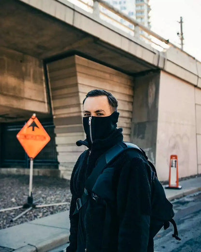 acronym ng4 ps neck gaiter black green