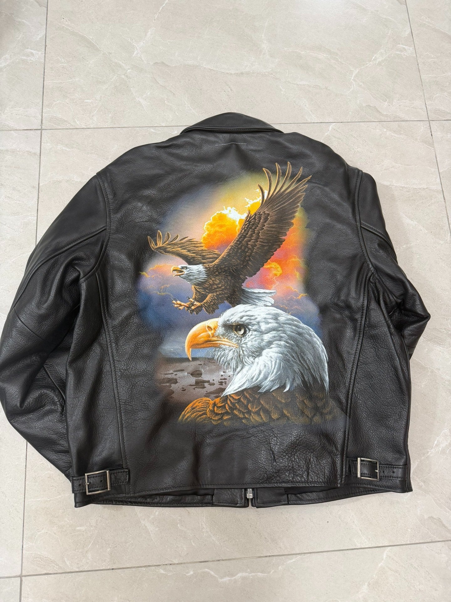Supreme x MM6 Maison Margiela Schott Eagle Leather Jacket