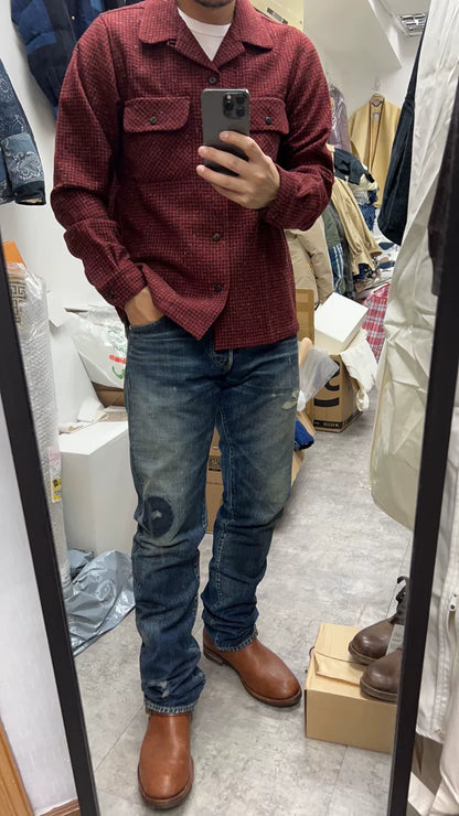 Visvim ICT Boomer Shirt in Red