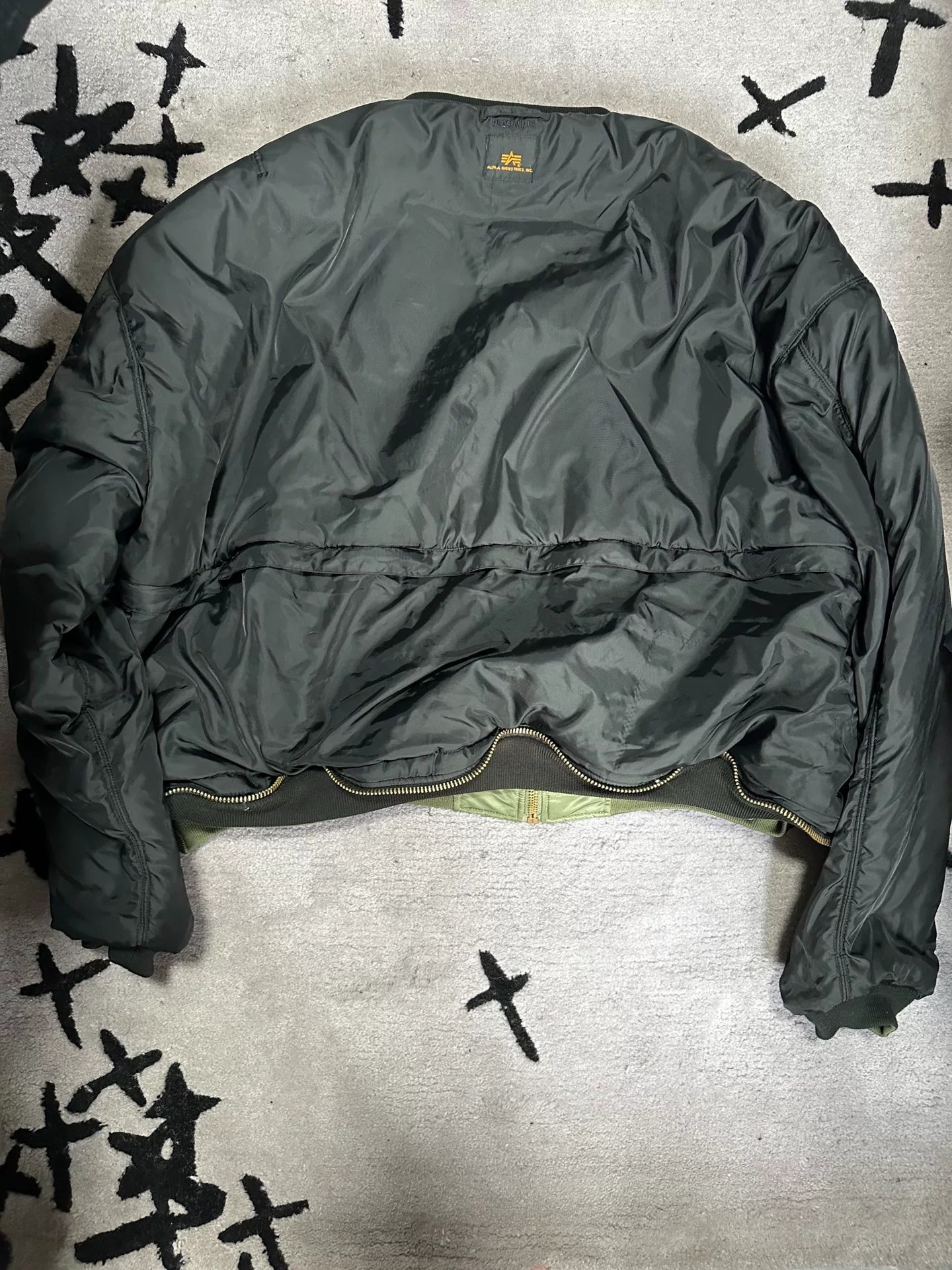 reversible bomber jacket by vetements ss17