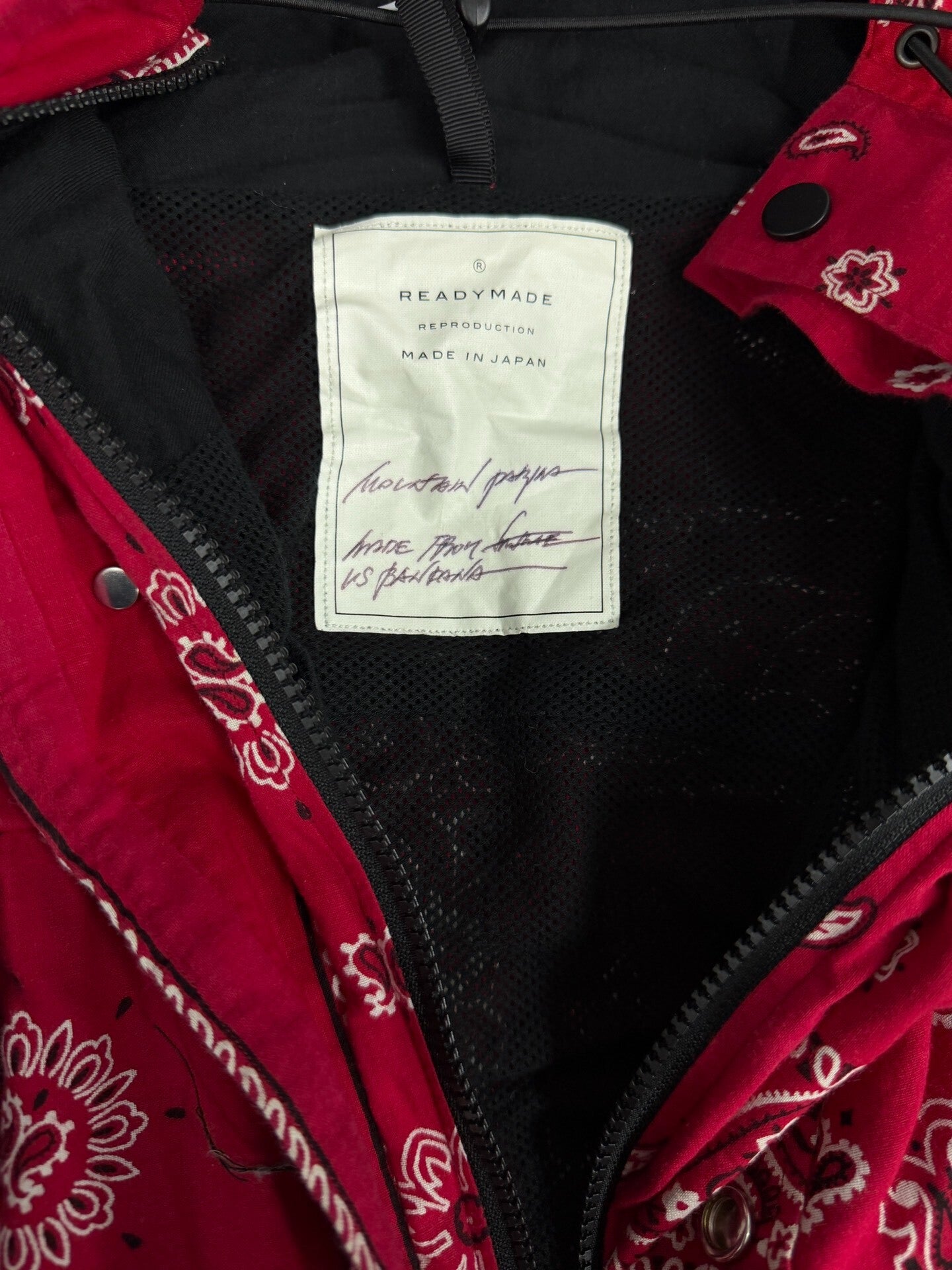 Readymade Red Cashew Flower Jacket