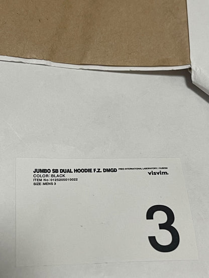VISVIM JUMBO SB DUAL HOODIE 25aw
