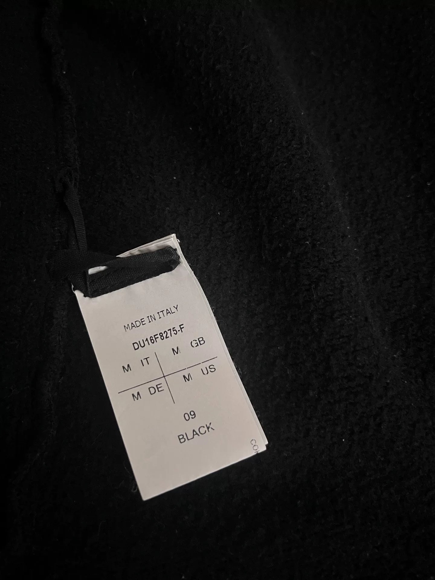 Rick Owens Black Zip Front Pilot Jacket