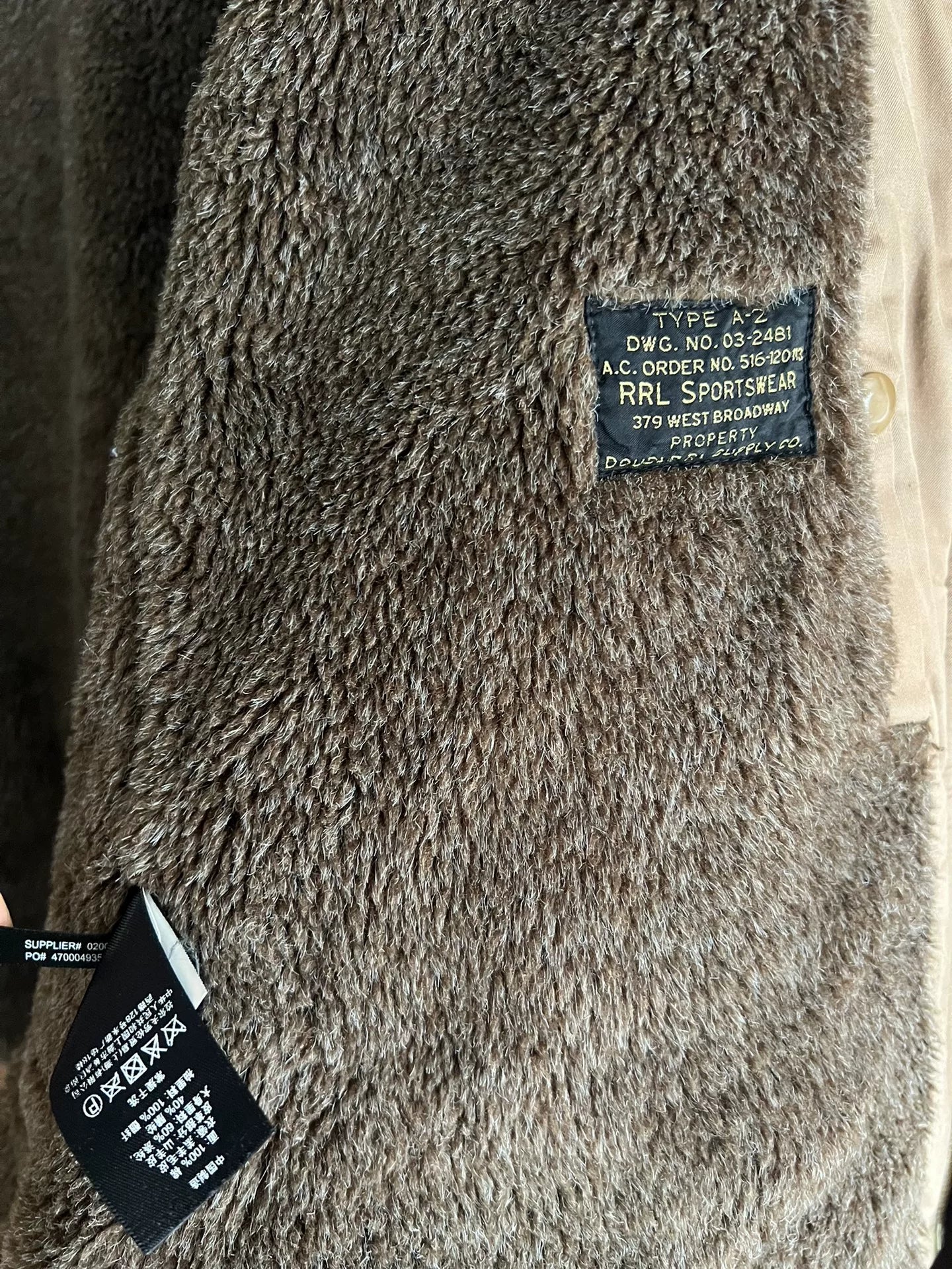 RRL Double RL A-2 Classic Jacket