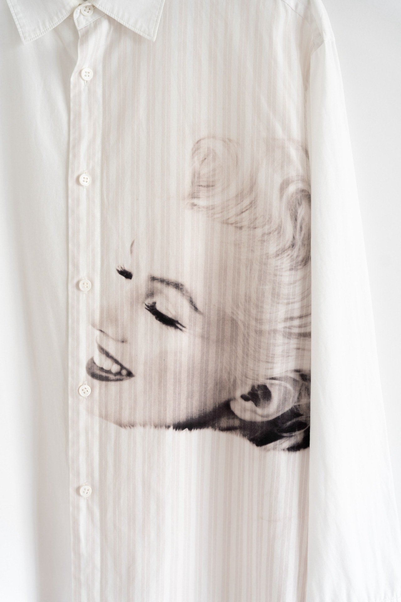 Yohji Yamamoto 19AW Marilyn Portrait White Shirt