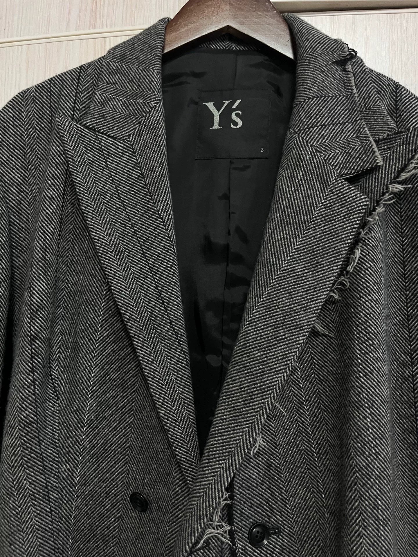 Yohji Yamamoto Y's Asymmetrical Suit Jacket