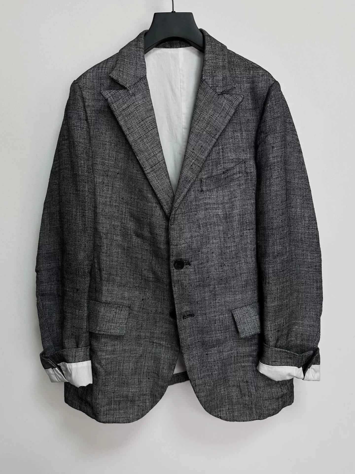 bergfabel handmade linen jacket