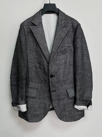 bergfabel handmade linen jacket