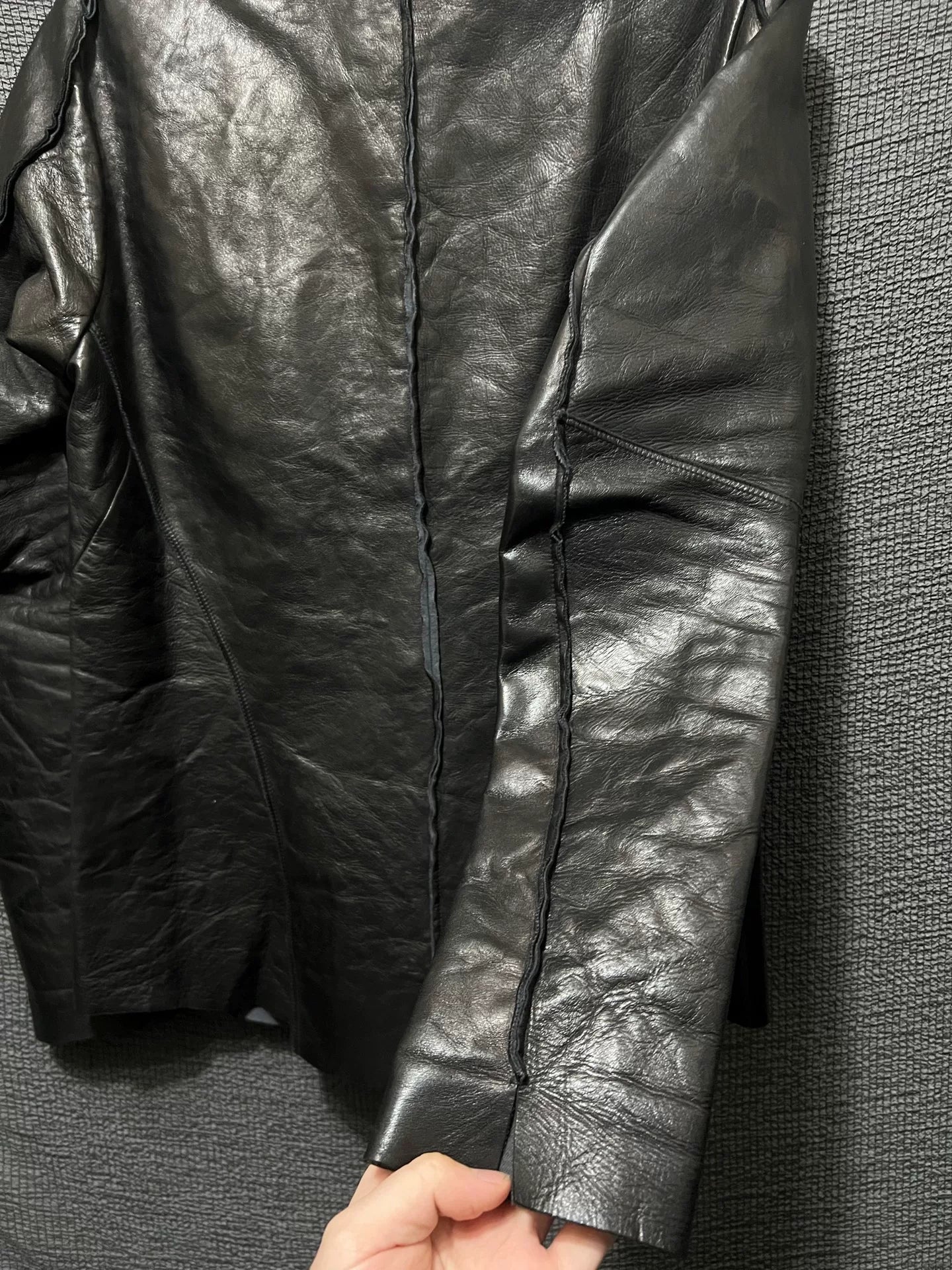 d hygen leather jacket with distinctive style