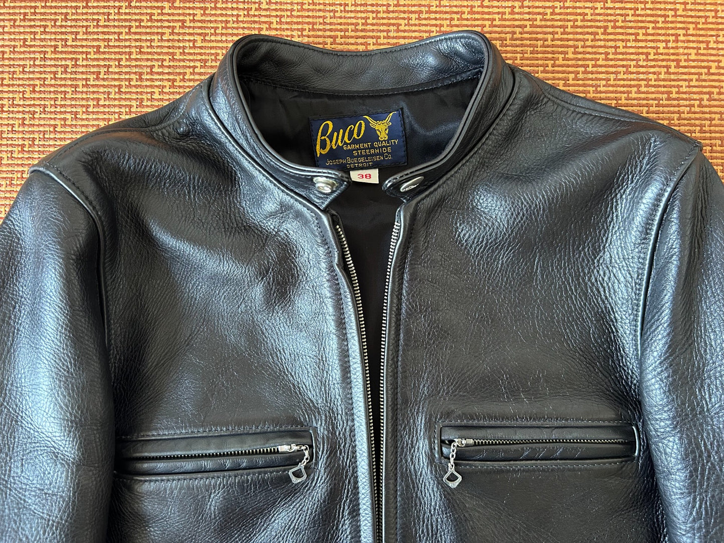 real mccoy BUCO J100 leather jacket size 38