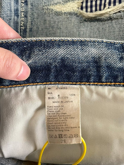Vanquish & Fragment Distressed Washed Denim Jeans