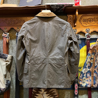 rl double ralph lauren oil wax jacket