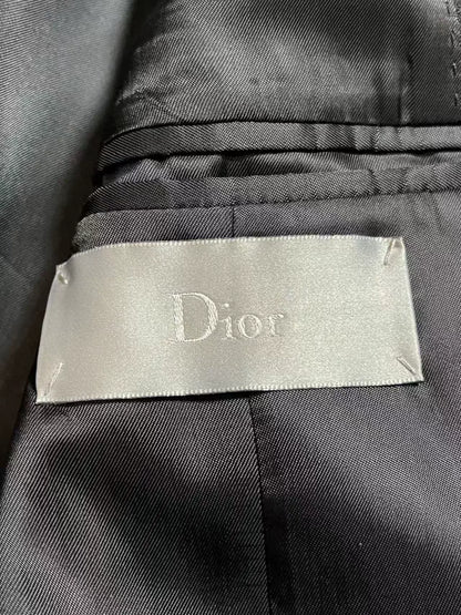 Dior Black Double-Breasted Suit Jacket