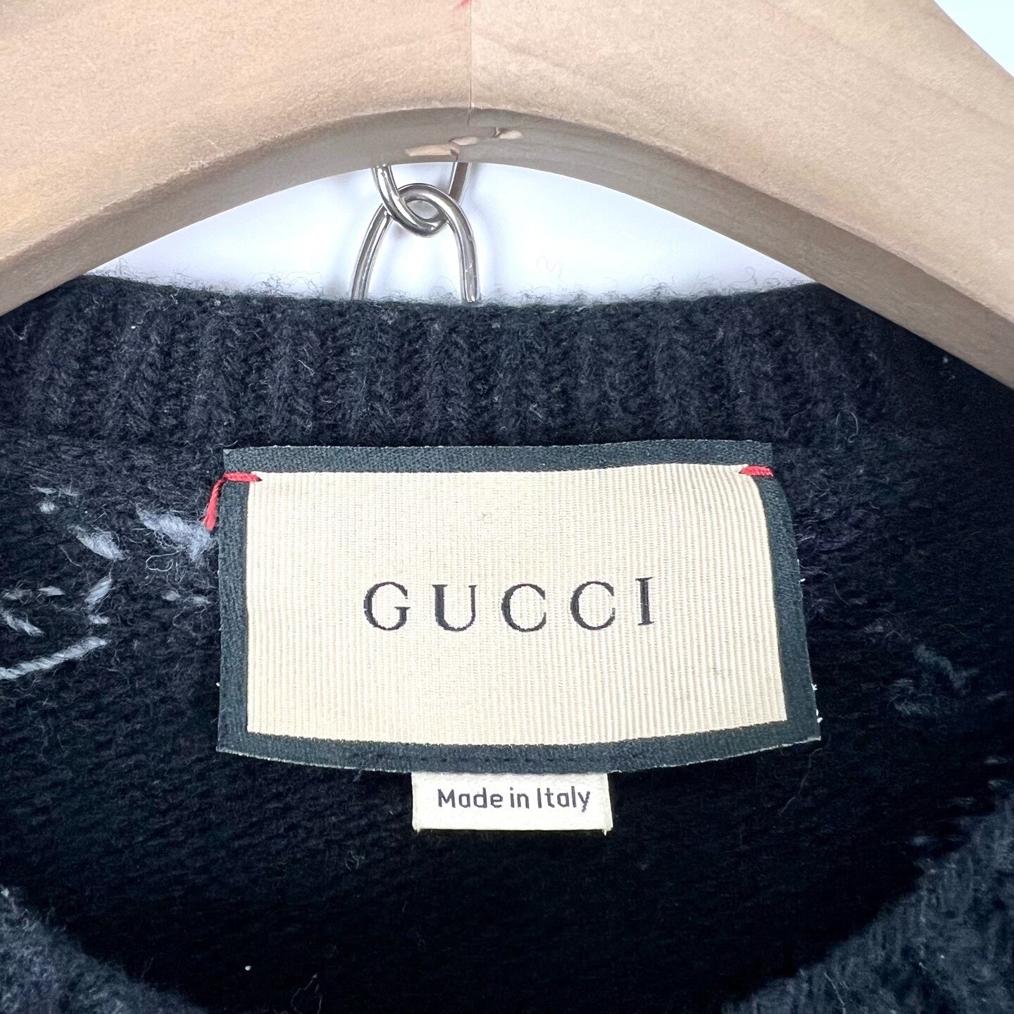 Gucci Black Gradient GG Wool Sweater