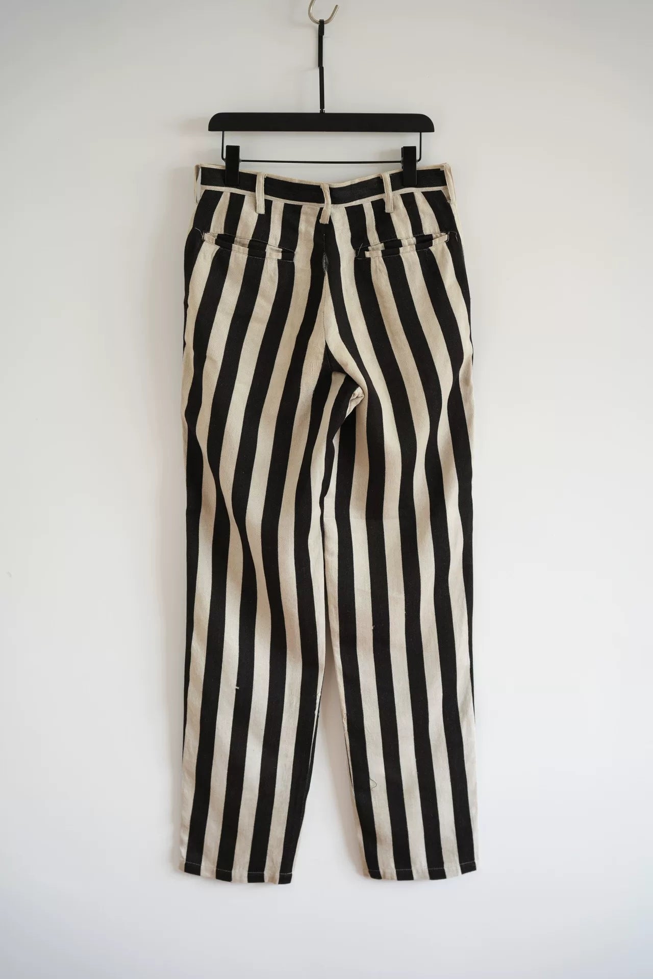yohji yamamoto striped baseball pants