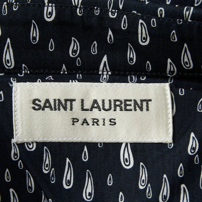 Saint Laurent Men's Teardrop Short-Sleeve Shirt