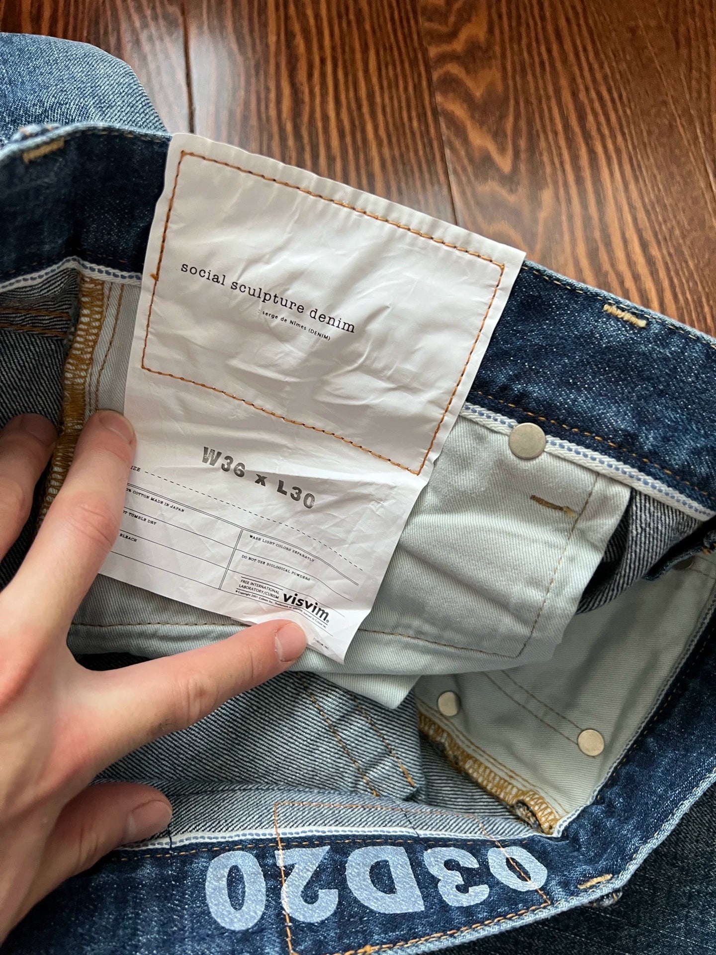 VISVIM Social Sculpture 03 Damaged Jeans