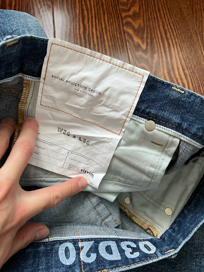 VISVIM Social Sculpture 03 Damaged Jeans