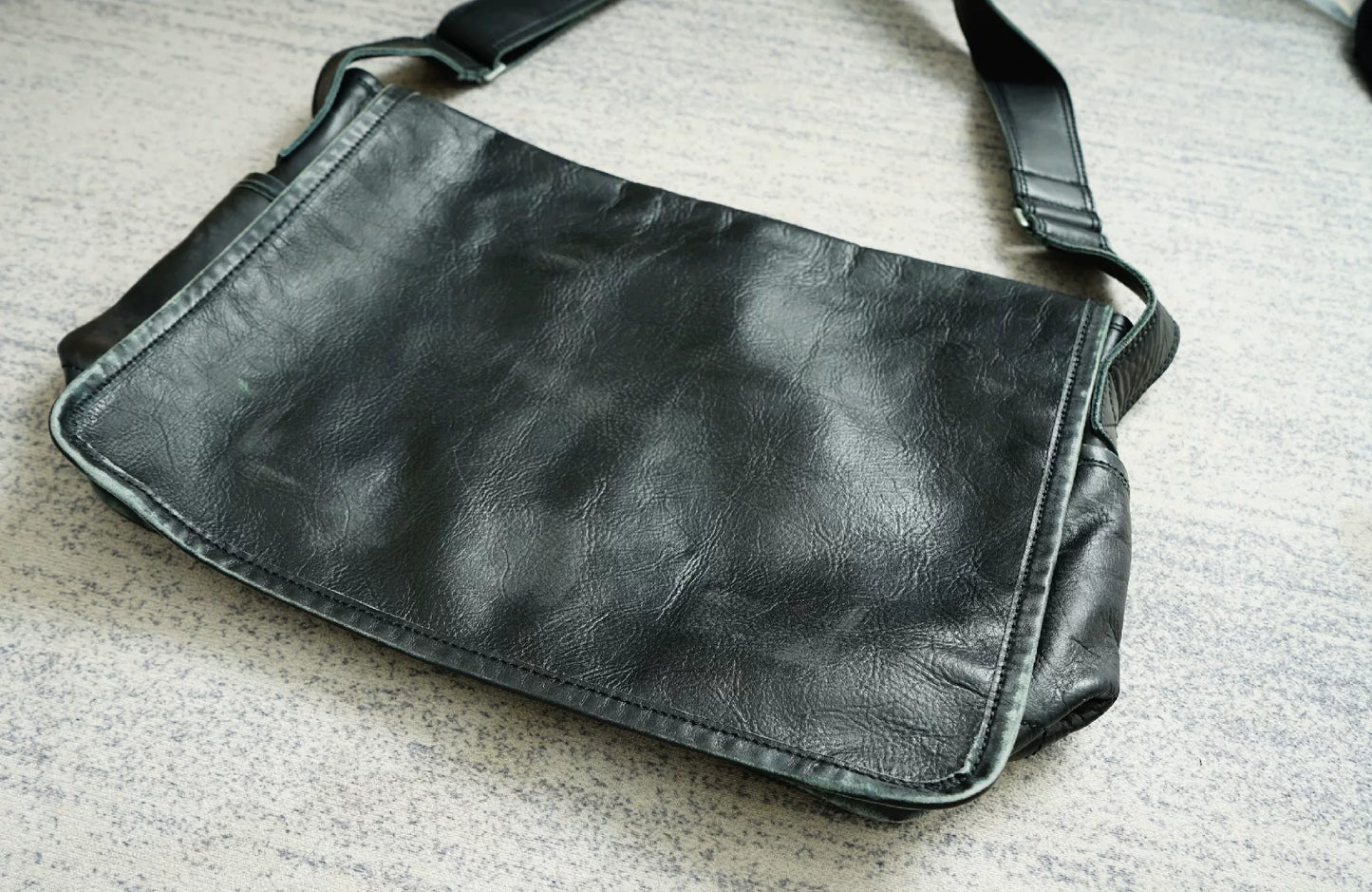 Comme des Garcons Cow Leather Messenger Bag