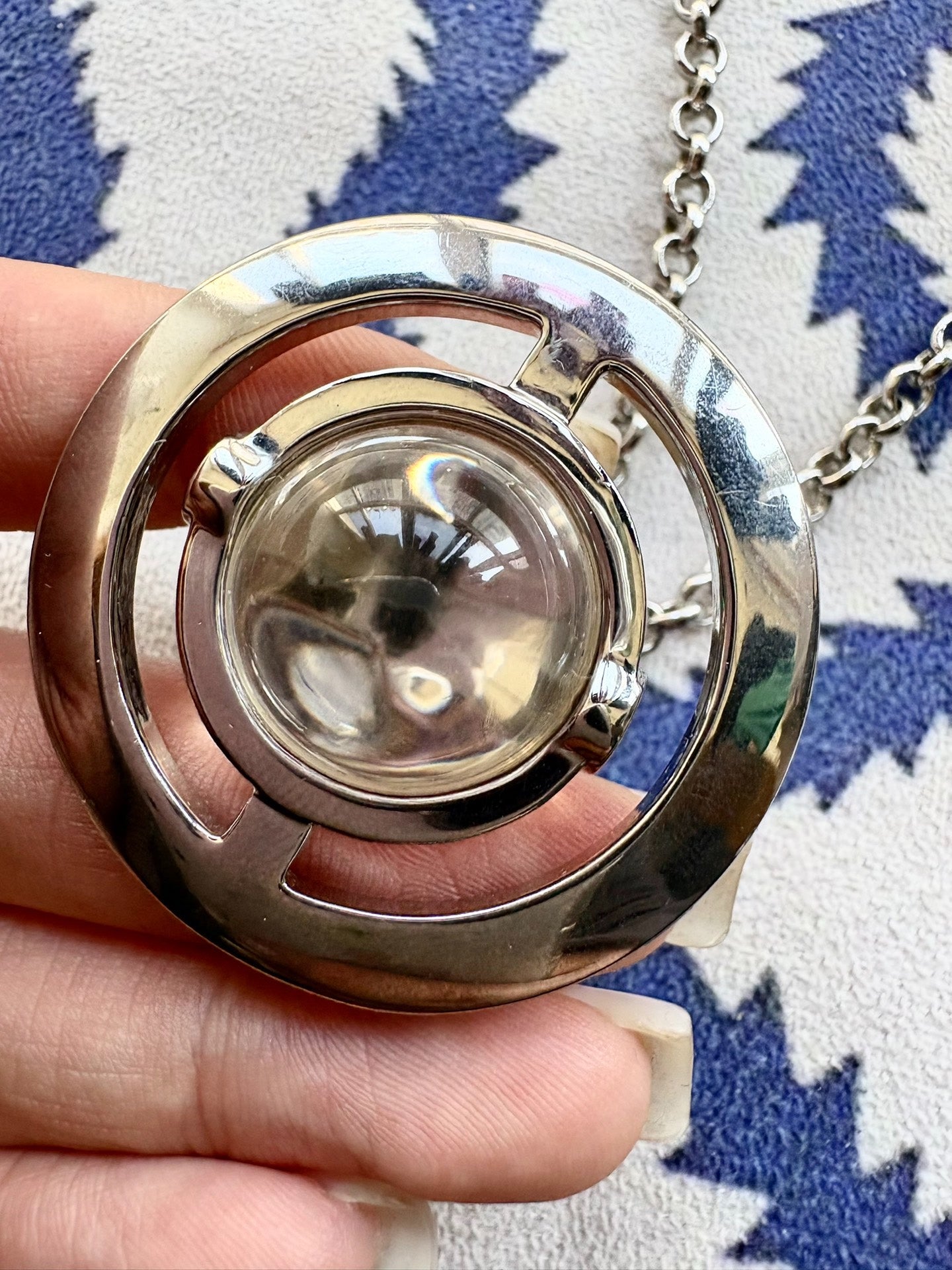 Vivienne Westwood Vintage Silver Orb Necklace