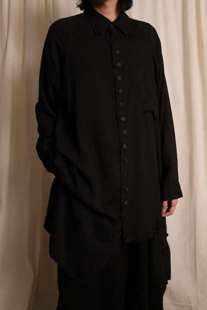 Yohji Yamamoto 22SS Pleated Shirt
