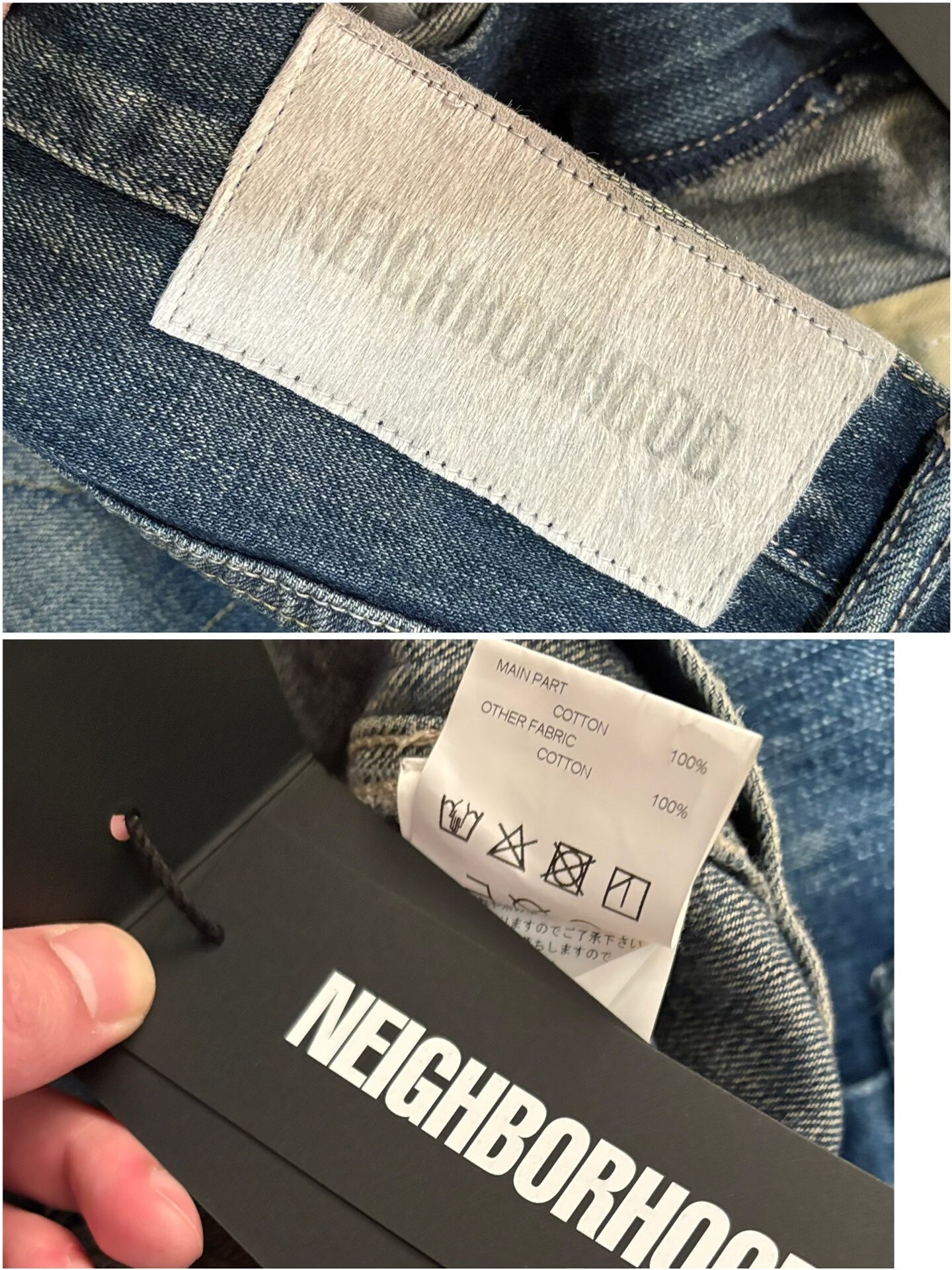 neighborhood savage denim distressed jeans