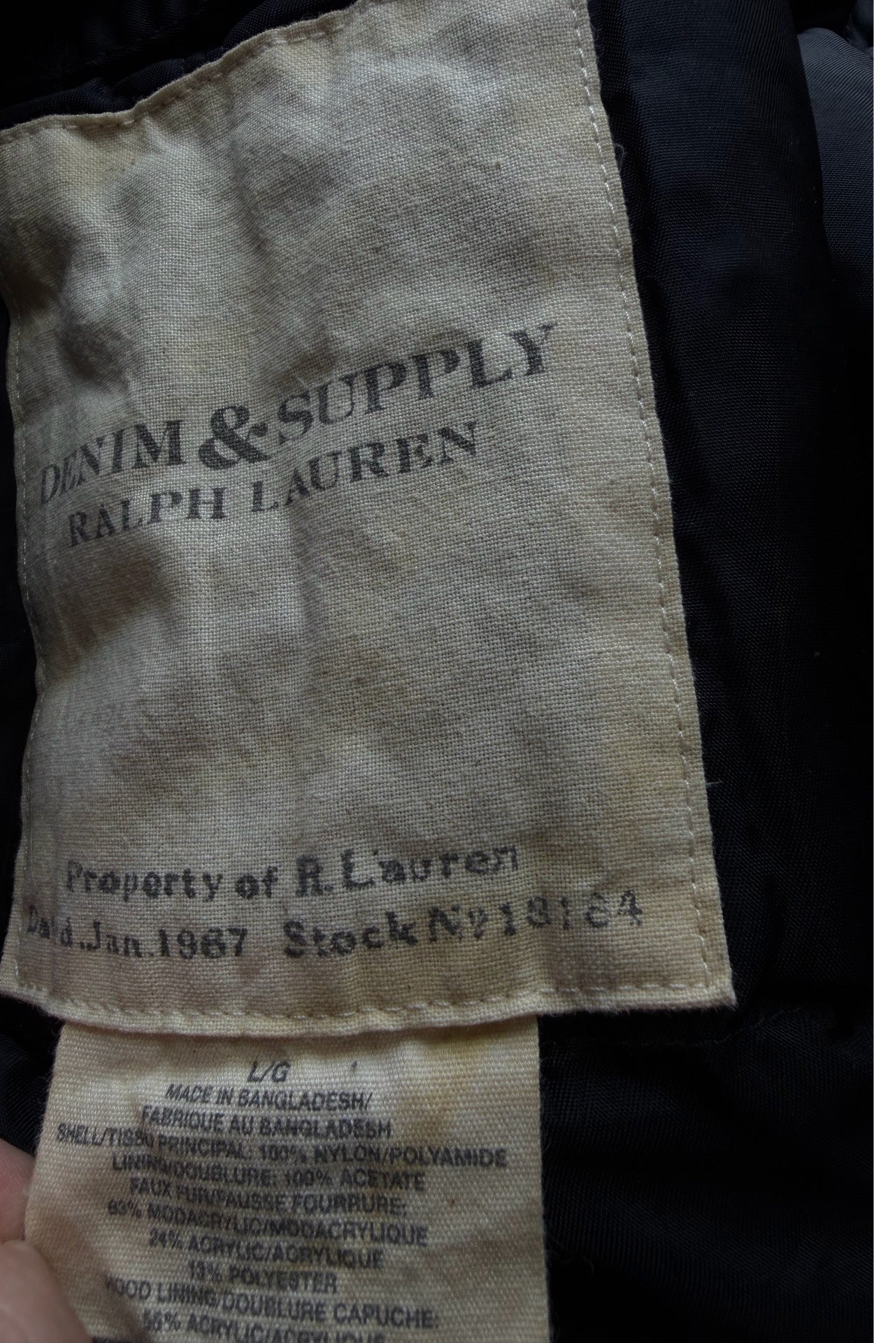 Ralph Lauren Vintage N3B Down Jacket