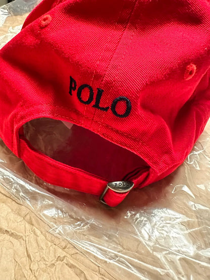 Ralph Lauren Unisex Classic Red Cotton Cap