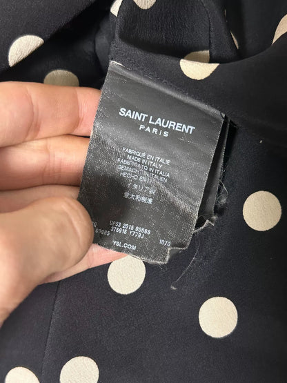 Saint Laurent Polka Dot Shirt by Hedi Slimane