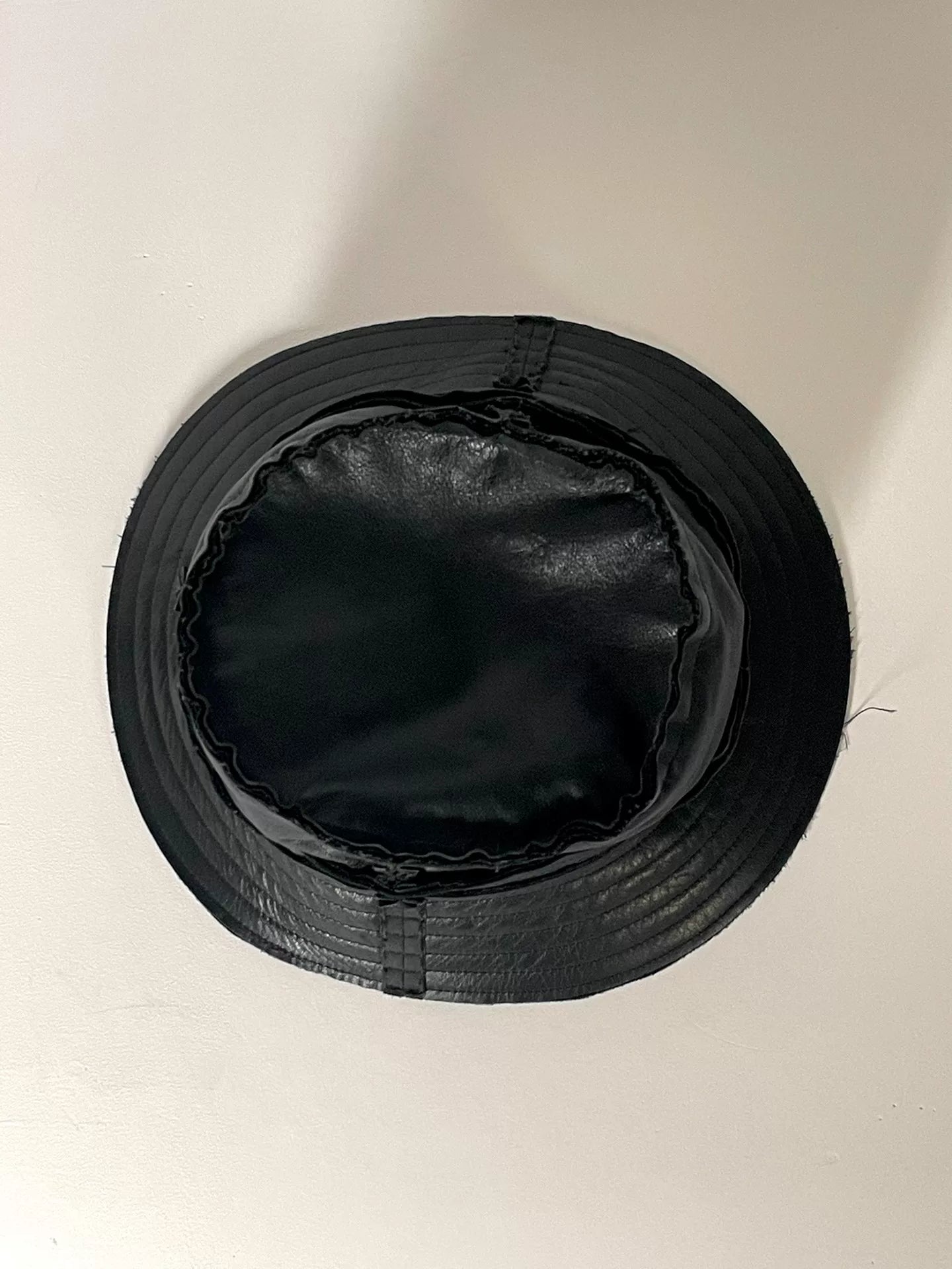 Comme Des Garcons Leather Fisherman Hat