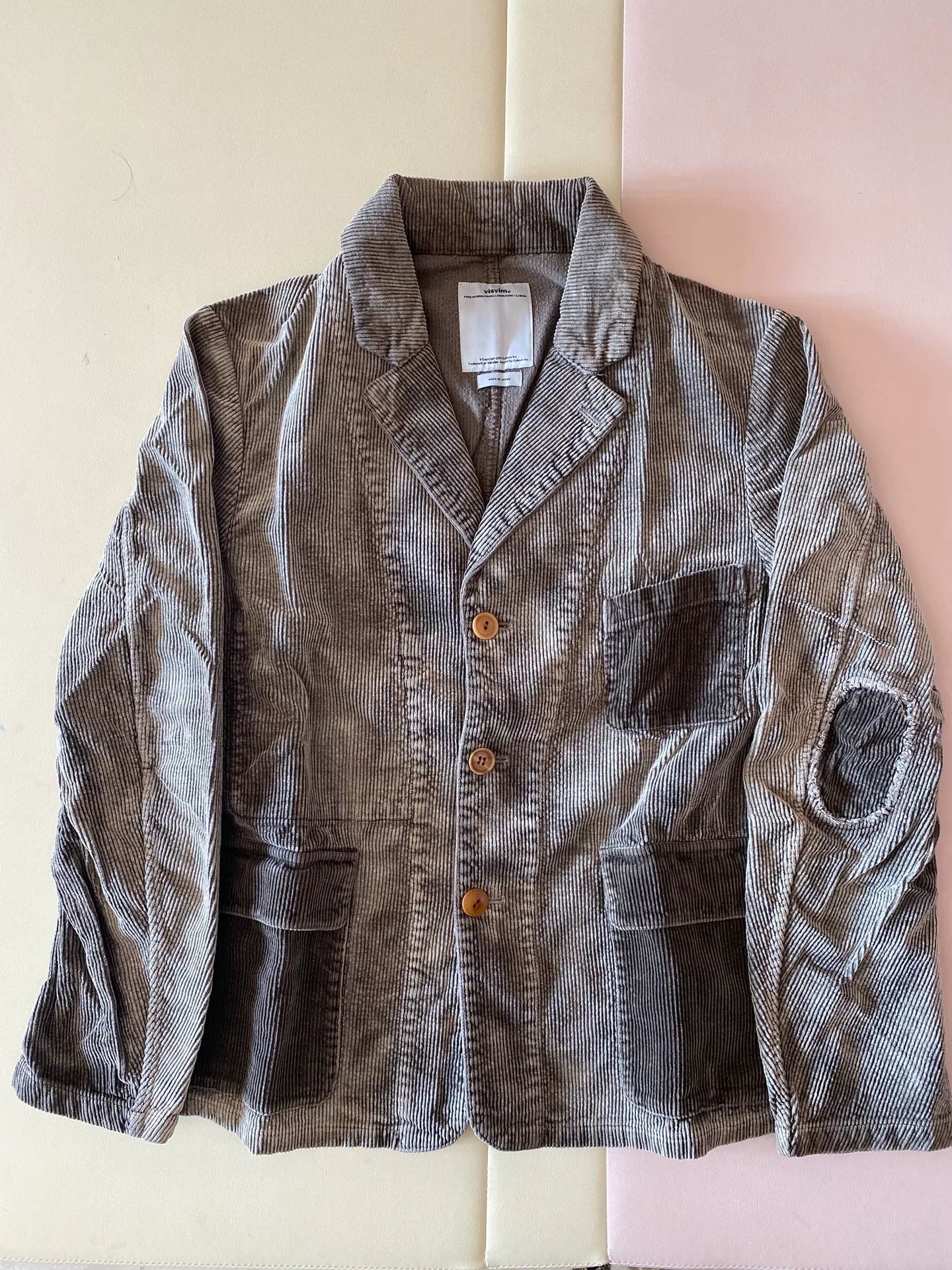 visvim academia blazer damaged jacket