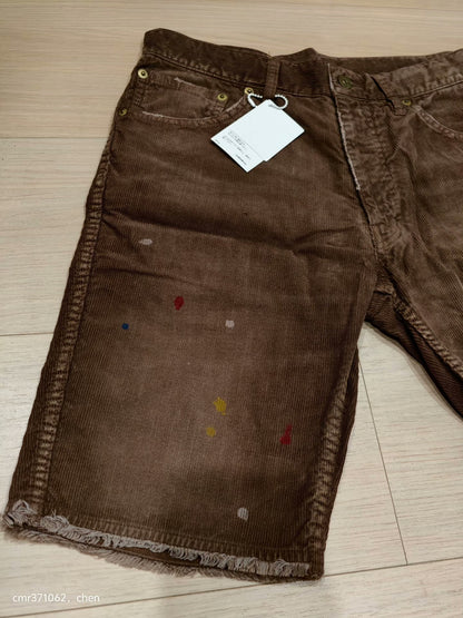 VISVIM 17SS FLUXUS 03 CORD SHORTS