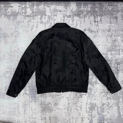 Saint Laurent Palm Satin Zip Jacket