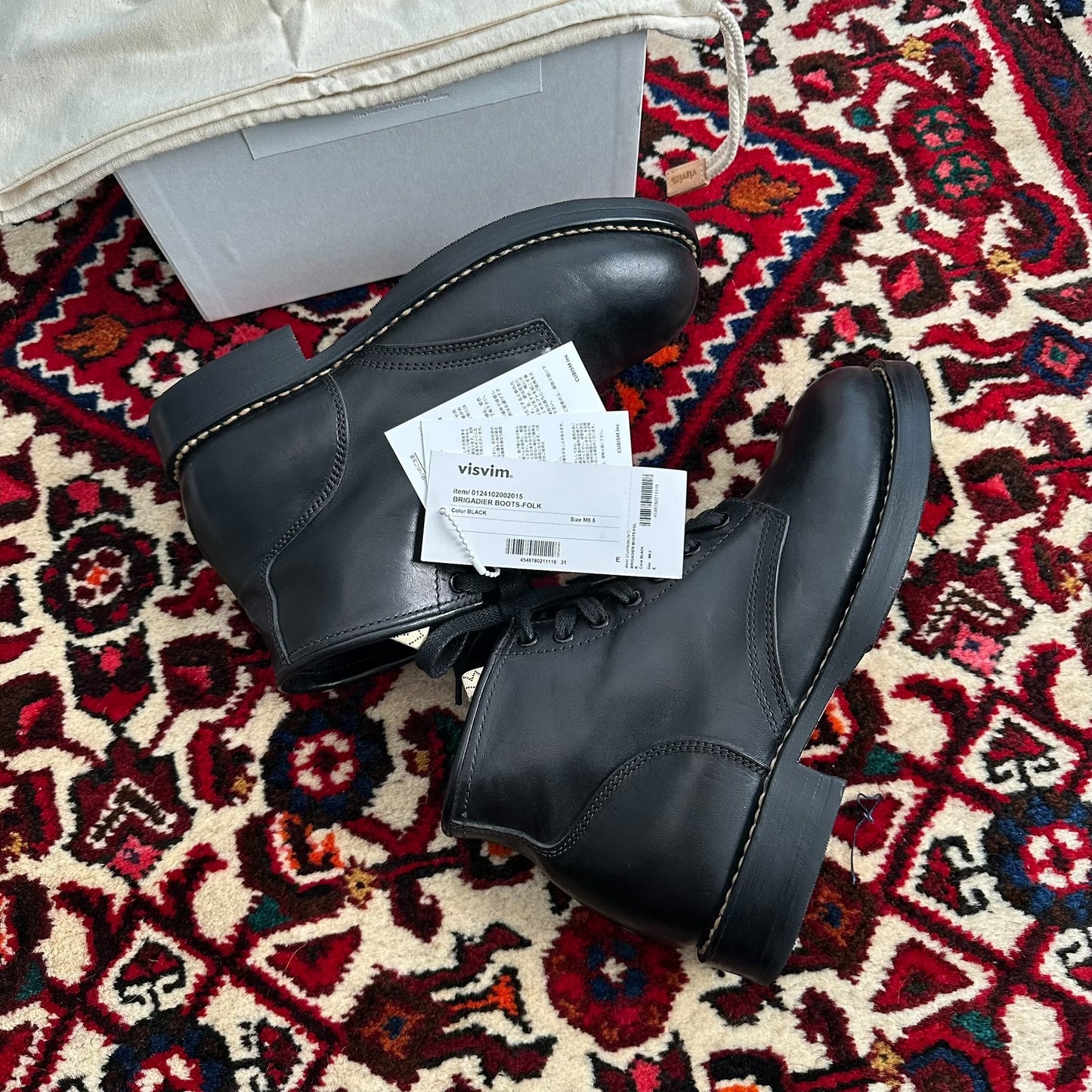visvim brigadier boots size 8.5