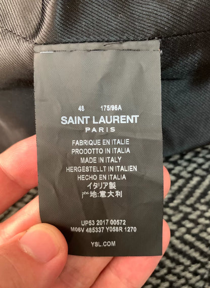 Saint Laurent 17FW Herringbone Coat